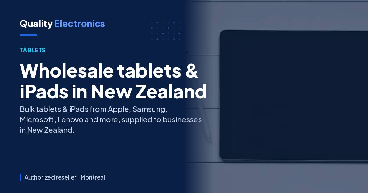 Wholesale tablets & iPads in New Zealand