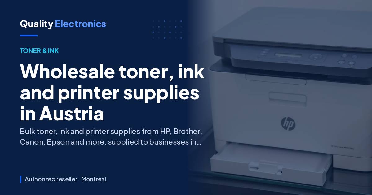 Wholesale toner, ink and printer supplies in Austria
