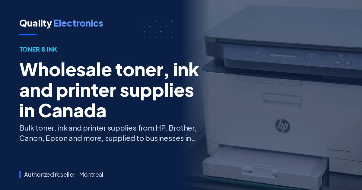 Wholesale toner, ink and printer supplies in Canada