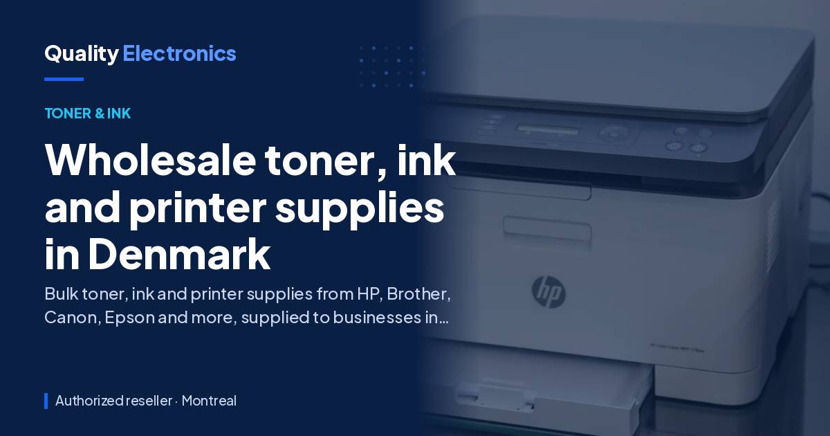 Wholesale toner, ink and printer supplies in Denmark