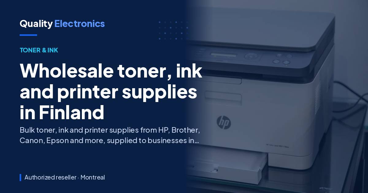 Wholesale toner, ink and printer supplies in Finland