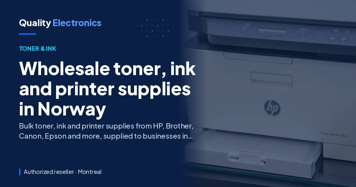 Wholesale toner, ink and printer supplies in Norway