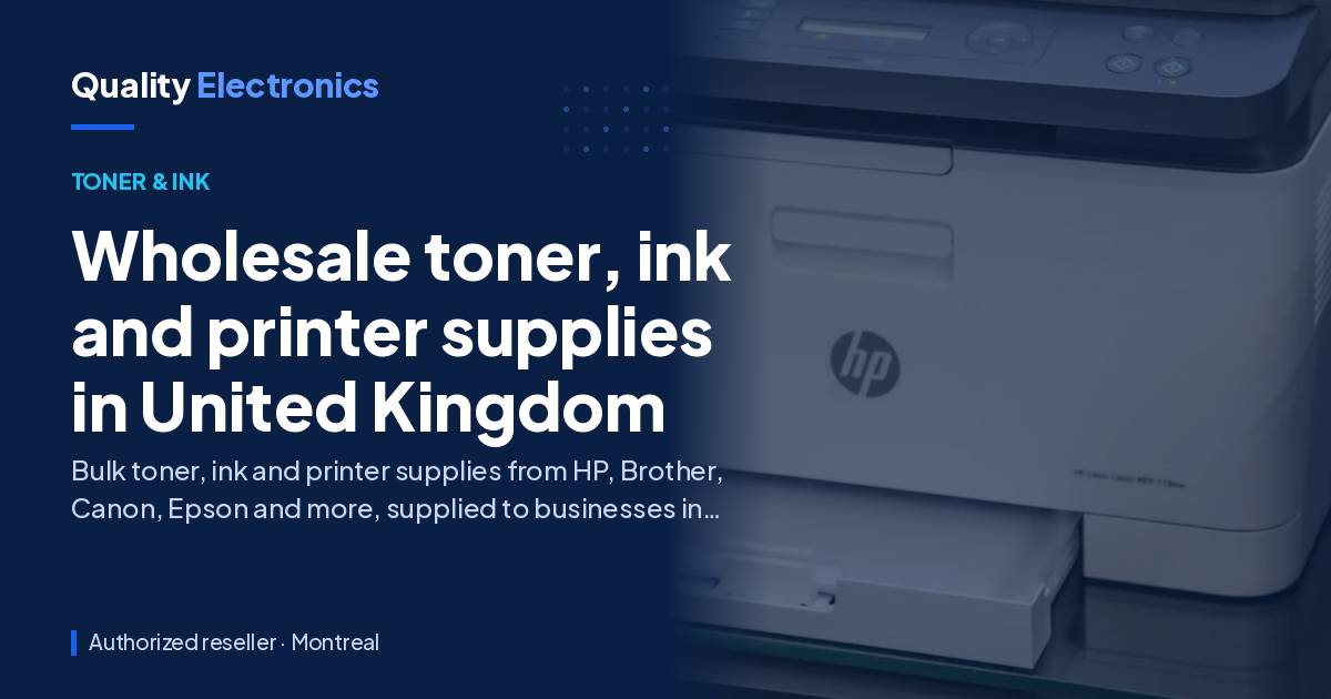 Wholesale toner, ink and printer supplies in United Kingdom