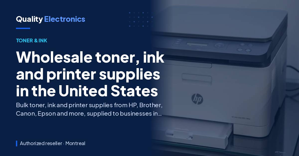 Wholesale toner, ink and printer supplies in the United States