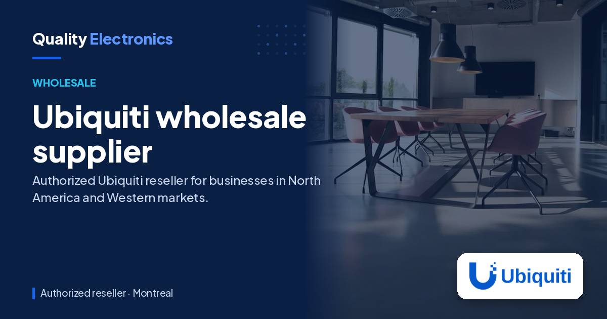 Ubiquiti wholesale supplier