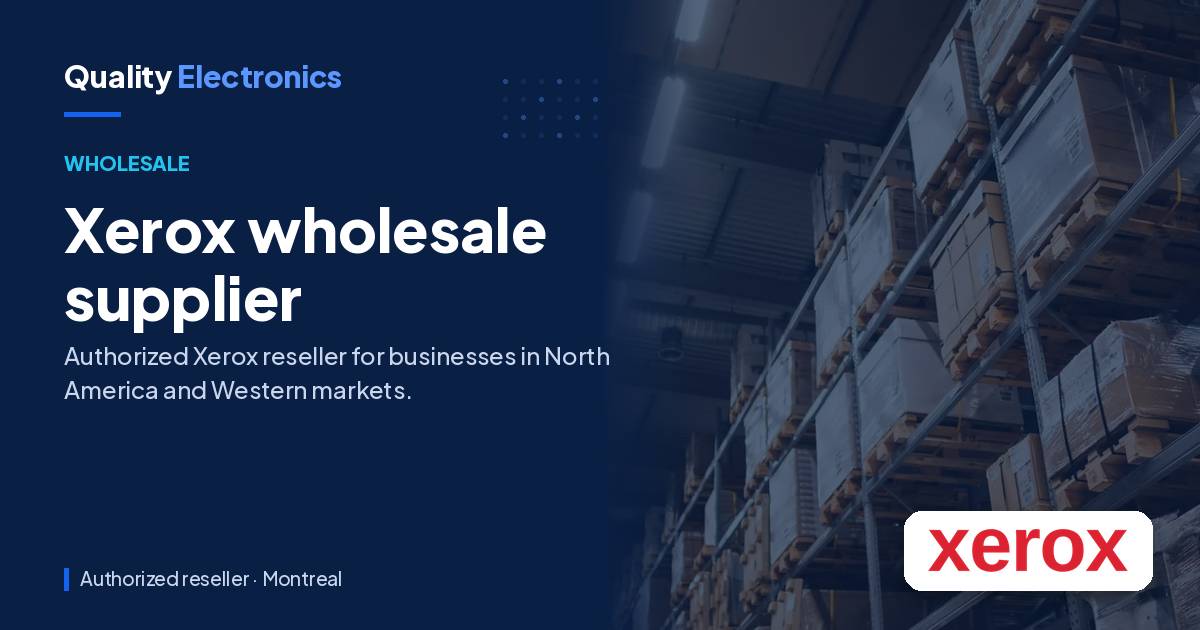 Xerox wholesale supplier