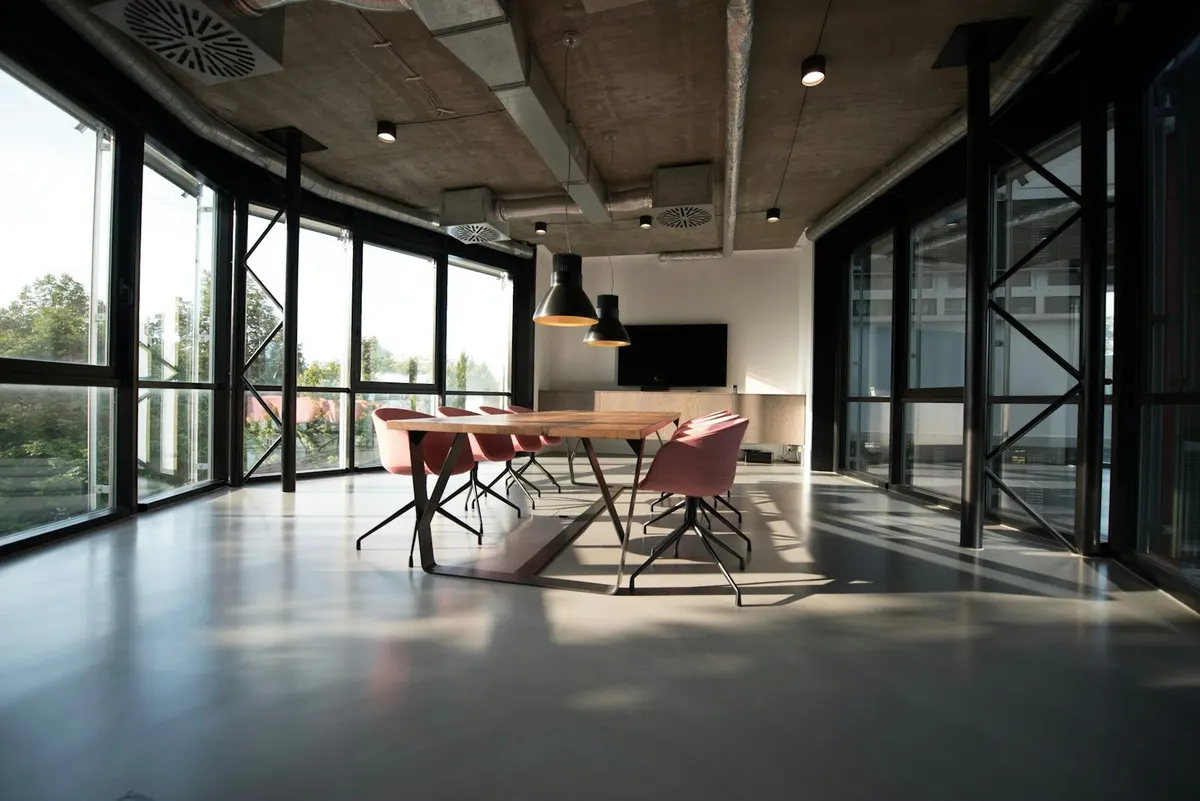 Open-plan office